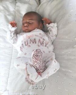 Ethnic AA Reborn Baby Doll, Noa By Gudrun Legler