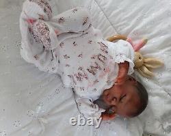 Ethnic AA Reborn Baby Doll, Noa By Gudrun Legler