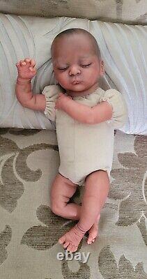 Ethnic AA Reborn Baby Doll, Noa By Gudrun Legler