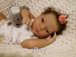Ethnic Biracial Realborn Elizabeth Awake Baby Reborn Doll SALE