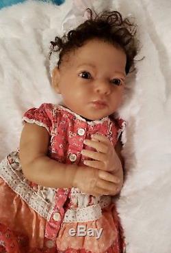 Ethnic Biracial Realborn Elizabeth Awake Baby Reborn Doll SALE