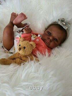 Ethnic Reborn Doll Felicia By Gudrun Legler