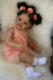 Ethnic Black Biracial Reborn Baby Toddler Lifelike Doll Adele By Ping Lau