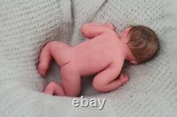 FULL BODY Miniature SILICONE BABY Girl Drink and wet