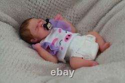 FULL BODY Miniature SILICONE BABY Girl Drink and wet