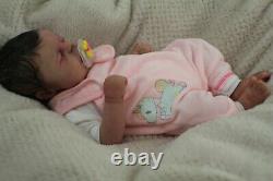 FULL BODY SILICONE BABY Girl Micro preemie DRINK AND WET