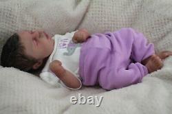 FULL BODY SILICONE BABY Girl Micro preemie DRINK AND WET