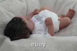 FULL BODY SILICONE BABY Girl Micro preemie DRINK AND WET