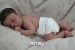 FULL BODY SILICONE BABY Girl Micro preemie DRINK AND WET