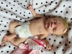 FULL Body Soft SILICONE Baby GIRL Doll BEATRIX by DAWN BOWIE DRINK and WET