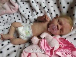 FULL Body Soft SILICONE Baby GIRL Doll BEATRIX by DAWN BOWIE DRINK and WET
