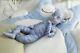 Farious 18.5 Full Silicone Reborn Baby Doll Blue Boby Doll Girl