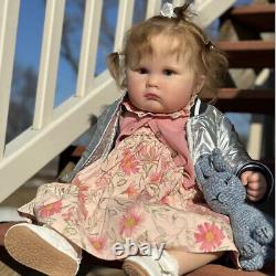 Fat 25inch Realistic Reborn Baby Doll Charlotte Finished Toddler Handmade Gift