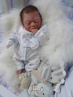 Freddie partial silicone from Iris sculpt by Sherry Bowden reborn doll baby