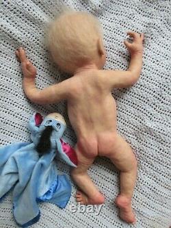 Full Body ECOFLEX SILICONE Baby BOY Doll ALEX by MINI by MANOUK