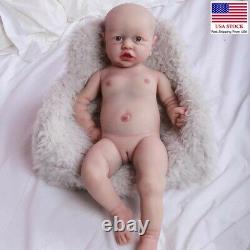 Full Body Platinum Silicone COSDOLL 22.5 Reborn Baby Girl Dolls Toys for Gift