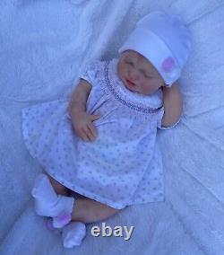 Full Body Reborn Silicone Baby Girl Doll Unpainted COA 20 Soft Silicone Baby