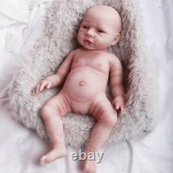 Full Body Silicone 47cm COSDOLL Reborn Baby Girl Doll 3kg Painted Baby Dolls