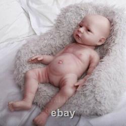 Full Body Silicone 47cm COSDOLL Reborn Baby Girl Doll 3kg Painted Baby Dolls