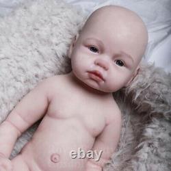 Full Body Silicone 49cm COSDOLL Reborn Boy Baby Doll 3.25Kg Lifelike Babies Gift
