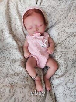 Full Body Silicone Baby Girl Star By Rebecca White of Anabel Art Dolls, 10 Inch