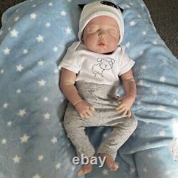 Full Body Silicone Boy Reborn 3-6 Months Inc. Clothes & Accessories