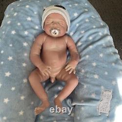 Full Body Silicone Boy Reborn 3-6 Months Inc. Clothes & Accessories