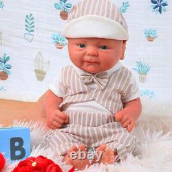 Full Body Silicone Reborn Baby Doll 14 inch 1.65kg Realistic Lifelike Boy Doll