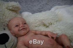 Full Body Soft Solid Boy PREMATURE 15 Silicone Baby doll/REBORN SILICONA