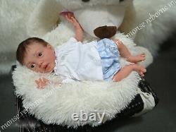 Full Body Soft Solid GIRL OR BOY, PREMATUR17Silicone Baby doll/REBORN fluids