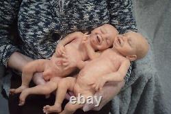 Full Body Soft Solid (PREMATURE 15) Silicone Baby doll / REBORN