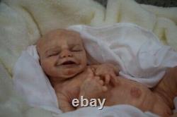 Full Body Soft Solid boy (PREMATURE 15) Silicone Baby doll / REBORN