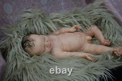 Full Body Soft Solid boy or girl PREMATUR15Silicone Baby doll/REBORN SILICONA