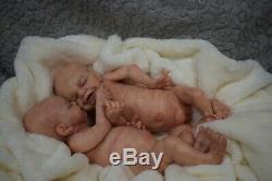 Full Body Soft Solid girl o boy (PREMATURE 15) Silicone Baby doll / REBORN