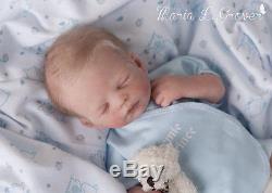 Full Body Solid Silicone Baby Boy Micro Preemie HOPE lifelike reborn art doll