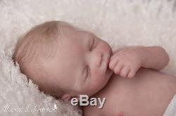 Full Body Solid Silicone Baby Boy Micro Preemie HOPE lifelike reborn art doll