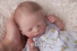 Full Body Solid Silicone Baby Boy Micro Preemie HOPE lifelike reborn art doll