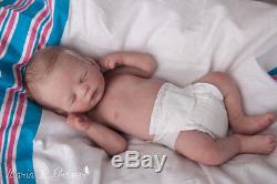 Full Body Solid Silicone Baby Boy Micro Preemie HOPE lifelike reborn art doll