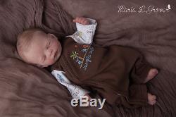 Full Body Solid Silicone Baby Boy Micro Preemie HOPE lifelike reborn art doll