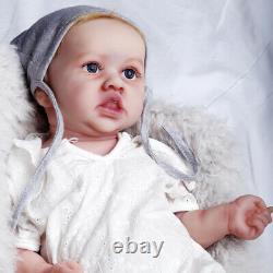 Full Body Solid Silicone Reborn 57cm Cosdoll Realistic Lifelike Girl Baby Doll