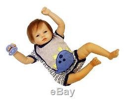 Full Body silicone reborn Baby Boy Doll 22 soft vinyl Lifelike Dolls Clothes