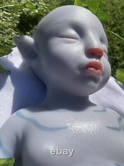 Full Soft Silicone Reborn Avatar Baby Doll Rooted Eyelashes Certificate