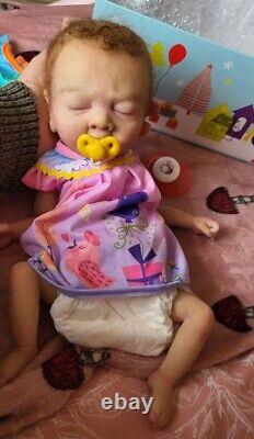 Full body super soft Silicone Baby Doll Art Doll 15 inches very realistic. SALE