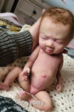 Full body super soft Silicone Baby Doll Art Doll 15 inches very realistic. SALE