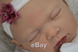 GORGEOUS REBORN BALD LOTTY BABY GIRL DOLL NUBORNZ NURSERY made to order