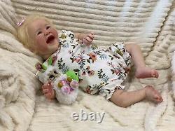 GORGEOUS Reborn Baby GIRL Doll BRIANNA was Jupiter by Melody Hess COMPLETED COA