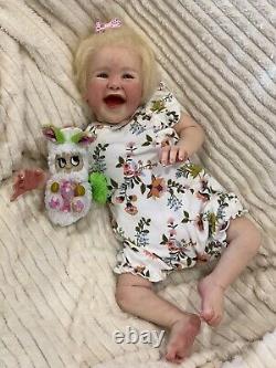 GORGEOUS Reborn Baby GIRL Doll BRIANNA was Jupiter by Melody Hess COMPLETED COA