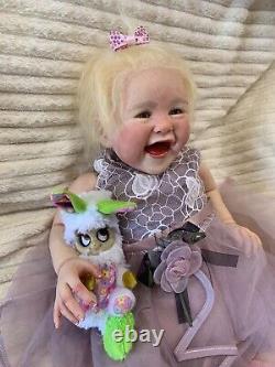 GORGEOUS Reborn Baby GIRL Doll BRIANNA was Jupiter by Melody Hess COMPLETED COA