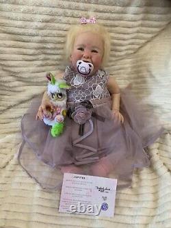 GORGEOUS Reborn Baby GIRL Doll BRIANNA was Jupiter by Melody Hess COMPLETED COA