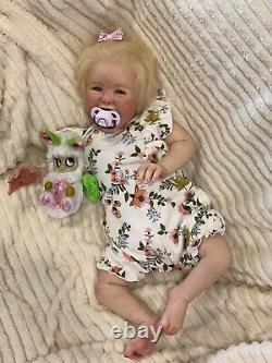 GORGEOUS Reborn Baby GIRL Doll BRIANNA was Jupiter by Melody Hess COMPLETED COA